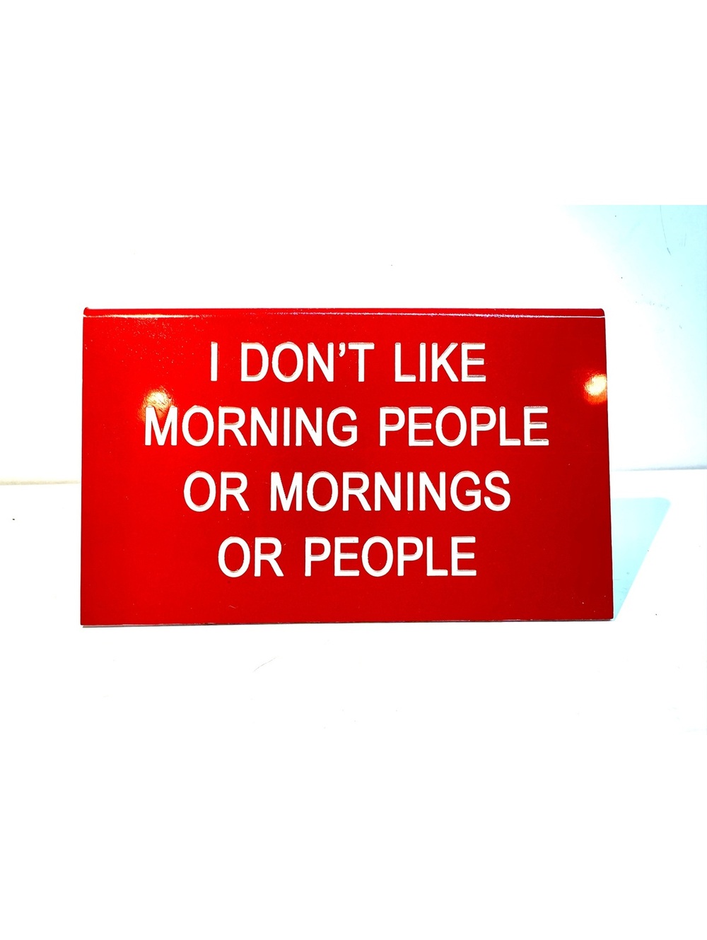 Office Talk Collection Acrylic Desk Sign